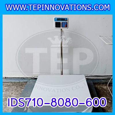 เครื่องชั่งพร้อมปริ้นเตอร์ในตัว พิกัด 600kg รุ่น IDS710 ขนาดแท่น 80x80cm. เครื่องชั่งน้ำหนัก600kg เครื่องชั่งดิจิตอลชั่ง600kg ตาชั่ง600kg ตาชั่งดิจิตอล600kg พิกัดน้ำหนัก 600kg ค่าละเอียด 50g เครื่องชั่งยี่ห้อ SDS