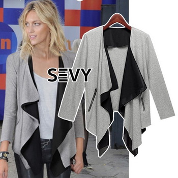 เสื้อคลุมแขนยาว สีเทา/Grey