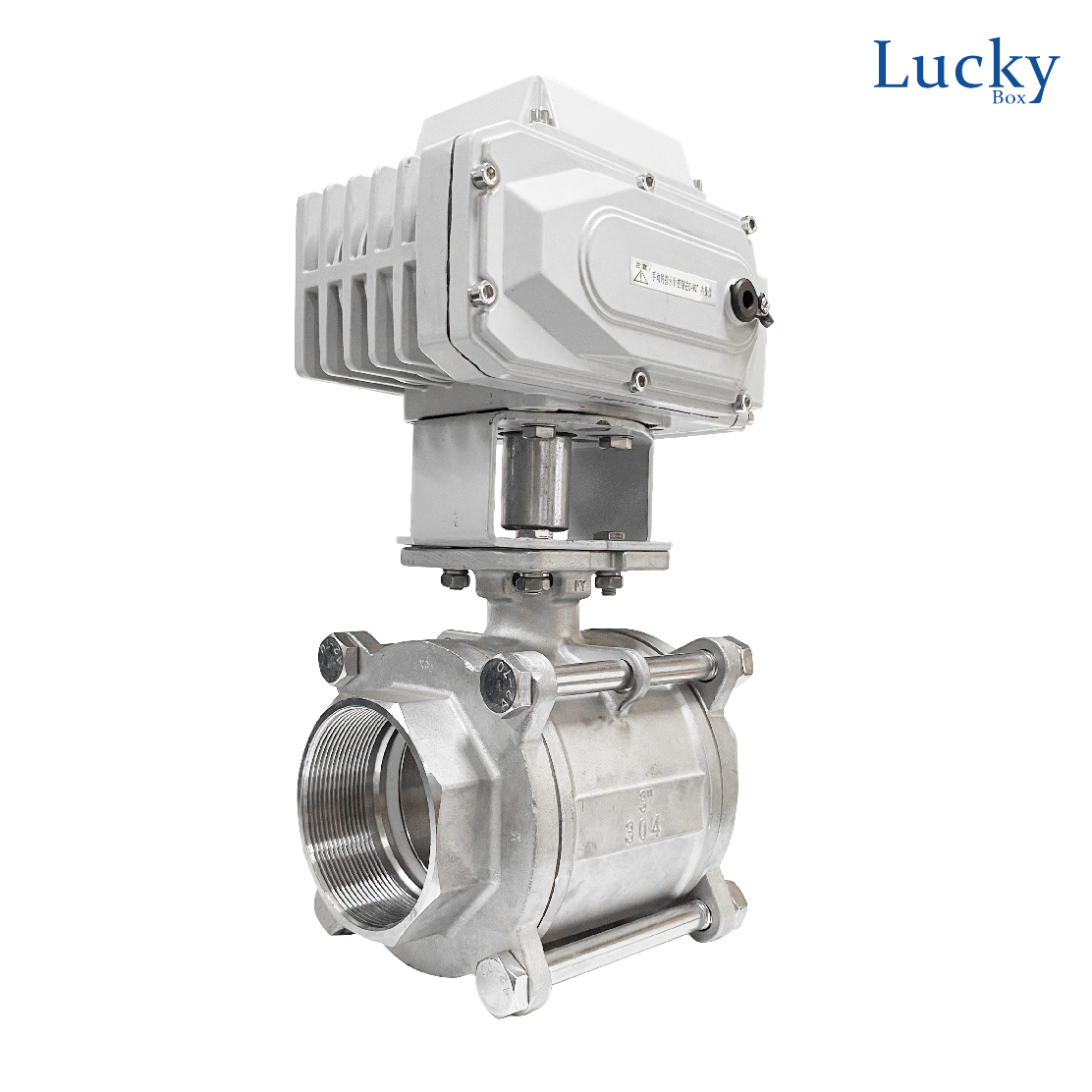 Motor Valve มอเตอร์วาล์วไฟฟ้า 3 ชั้น DC24V ขนาด 4 นิ้ว DN-100