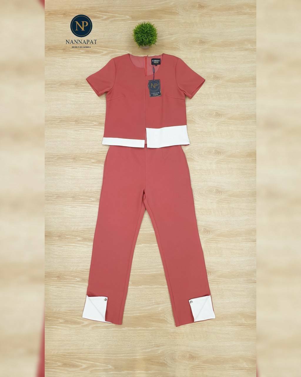 เสื้อซิปหลังกางเกงทรงสวย