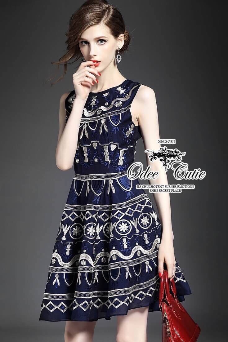 Lady Ribbon Online OC10060616 ♔Luxury embroidery dress♔
