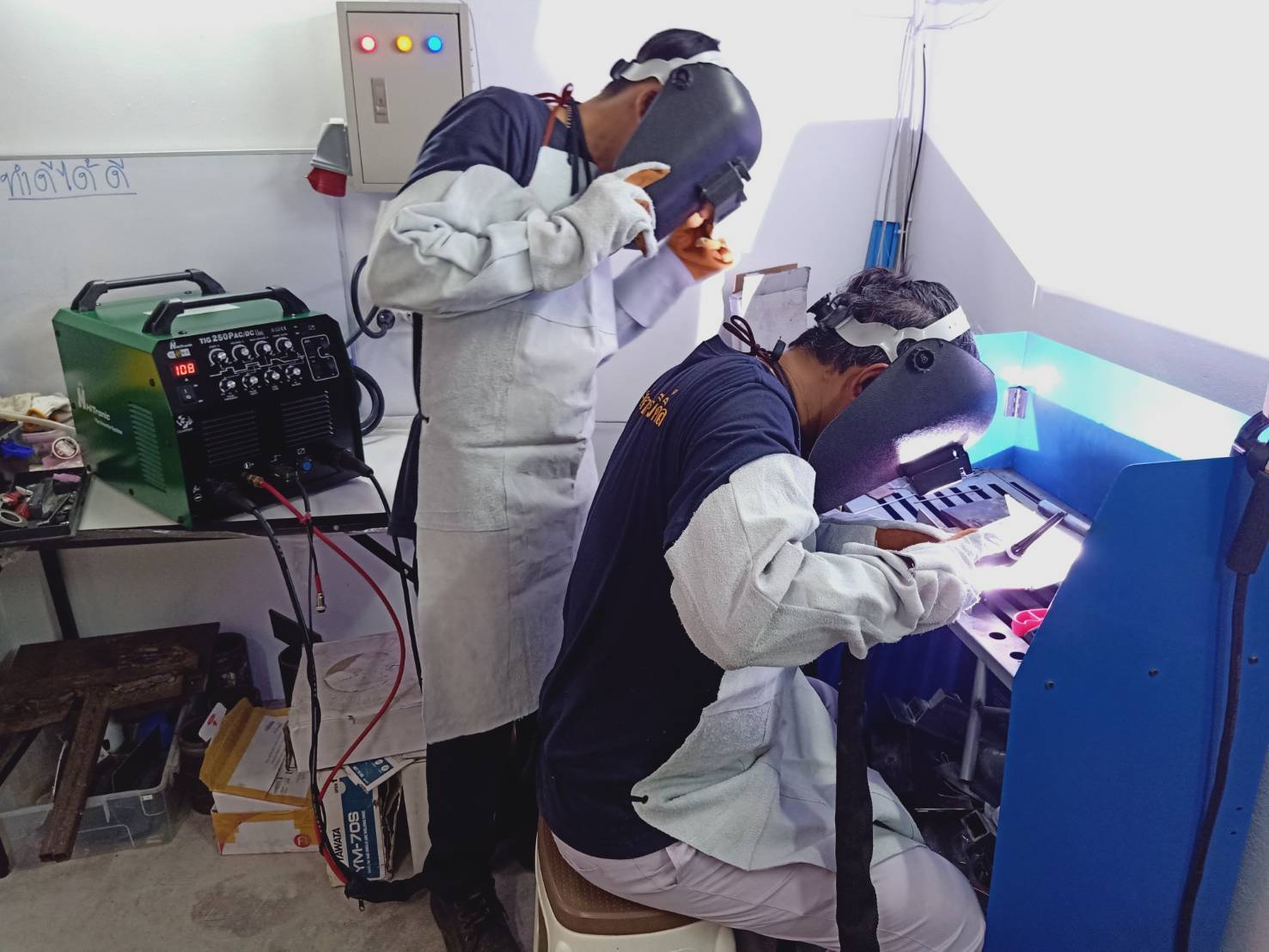 อบรมการเชื่อมอาร์กอนTIG(เบื้องต้น)