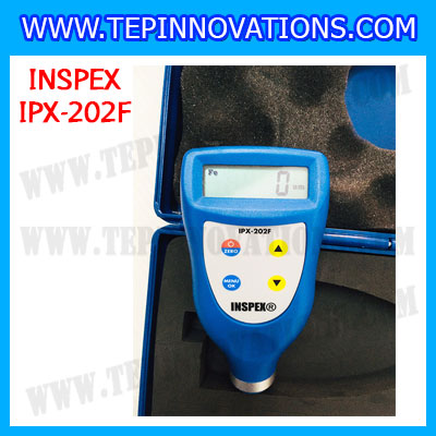 เครื่องมือวัดความหนาสีและงานชุบผิว INSPEX รุ่น IPX-202F ประเภทหัววัดรวม เครื่องวัดความหนาผิวเคลือบ วัดความหนางานชุบ วัดความหนาสี วัดความหนาโครเมียม ชุบซิงก์ อุปกรณ์วัดความหนา