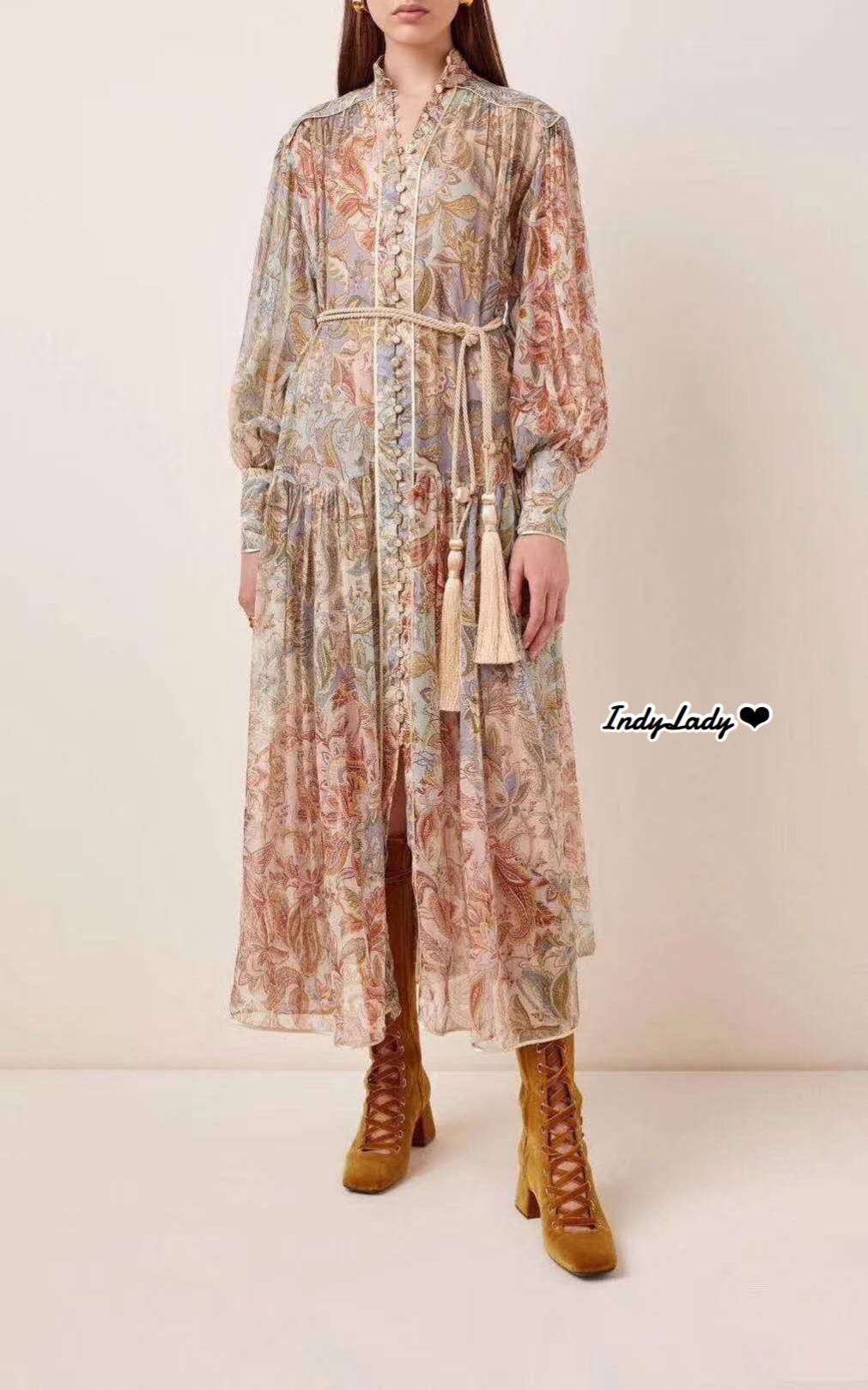 Zimmermann กระดุมหน้ายาว