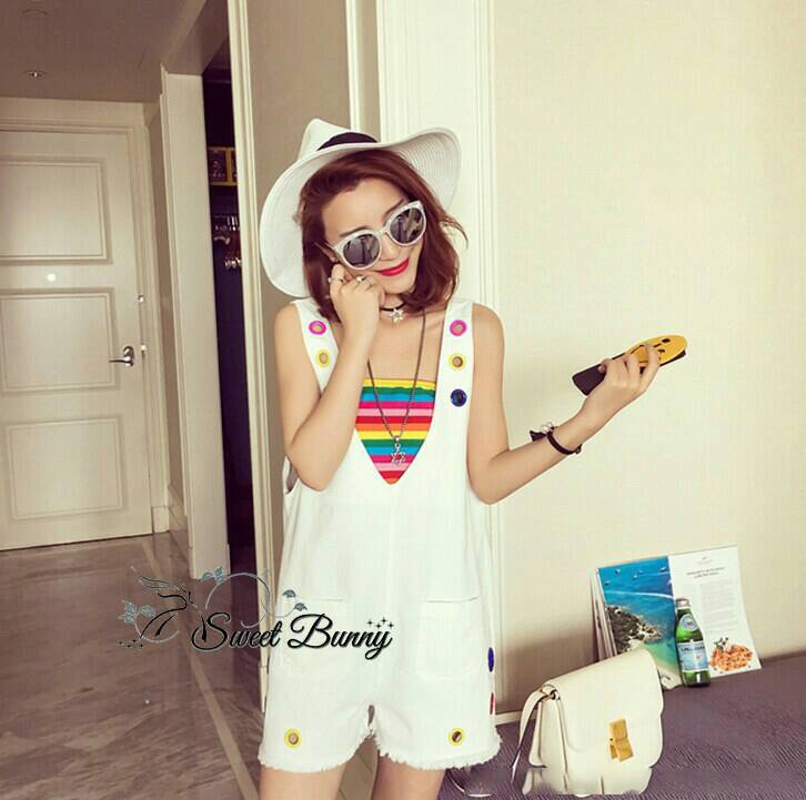 Lady Ribbon Online SW 02060616 Sweet Bunny Present... Petite Rainbow Jumper Set