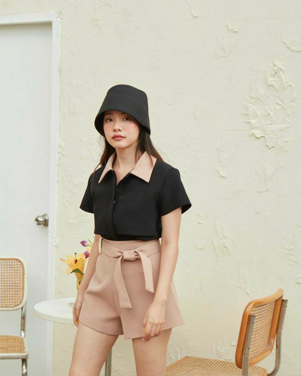 เสื้อคอปก กระดุมหน้า
