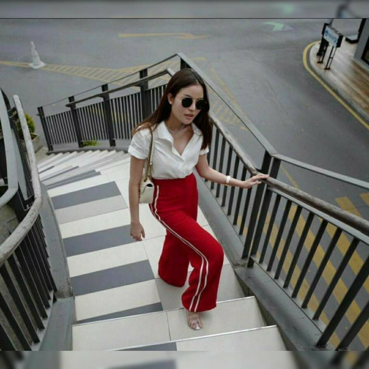 สื้อเชิตคอปก กระดุมหน้า