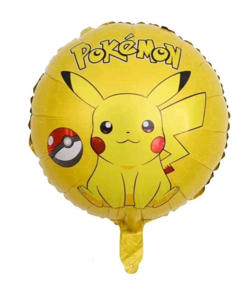 ลูกโป่งโปเกมอน ทรงกลม Pokemon Pikachu Balloon