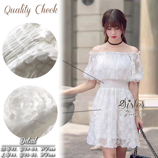 Sweet White Vintage Adorable Dress