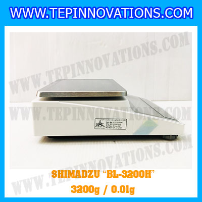 เครื่องชั่งดิจิตอลทศนิยม2ตำแหน่ง BL-3200H พิกัด 3200g x 0.01g เครื่องชั่งละเอียดสูง3200g เครื่องชั่งน้ำหนัก3200g ตาชั่ง3200กรัม ตาชั่งน้ำหนัก3200g ยี่ห้อ SHIMADZU รุ่น BL-3200H
