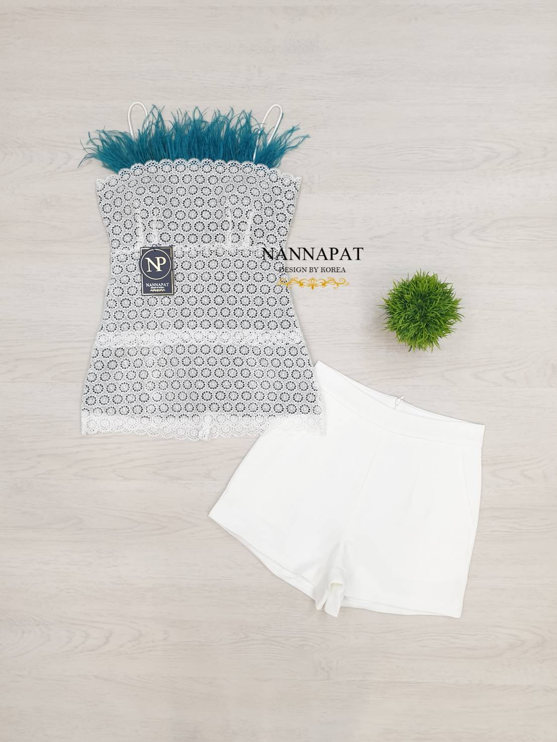 ผ้าลูกไม้อย่างดี มีซับใน