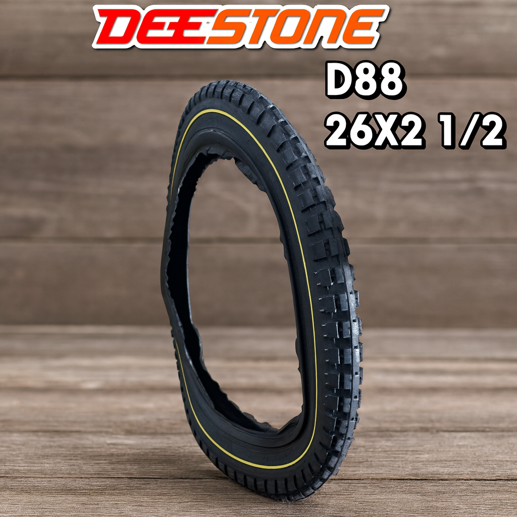 ยางนอกรถเข็น ขนาด 26X2 1/2 รุ่น D88 ยี่ห้อ Deestone