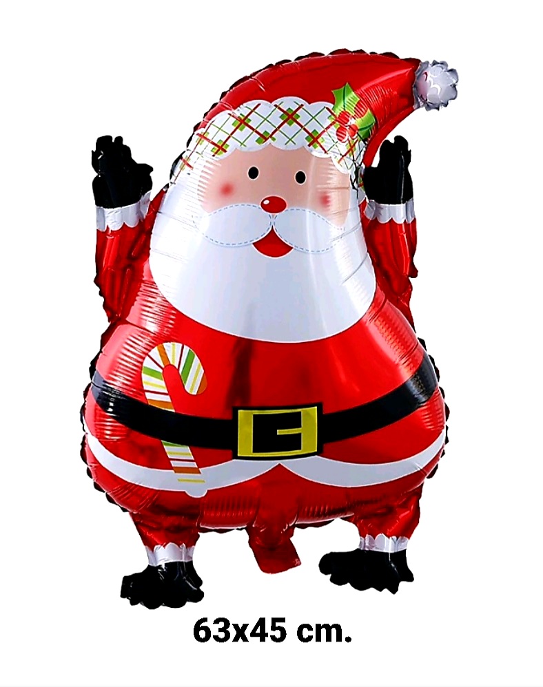 ลูกโป่งซานต้าครอส Christmas Santa Balloon
