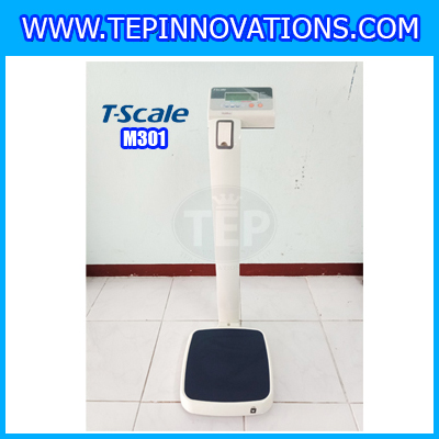 เครื่องชั่งน้ำหนักคน250kg เครื่องชั่งน้ำหนักคนแบบดิจิตอล250กิโลกรัม พร้อมที่วัดส่วนสูง สามารถวัดค่า BMI (Body Mass Index) ได้ เครื่องชั่งน้ำหนักและวัดส่วนสูง200เซ็นติเมตร ค่าละเอียด0.1กิโลกรัม ยี่ห้อ T-Scale รุ่น M301