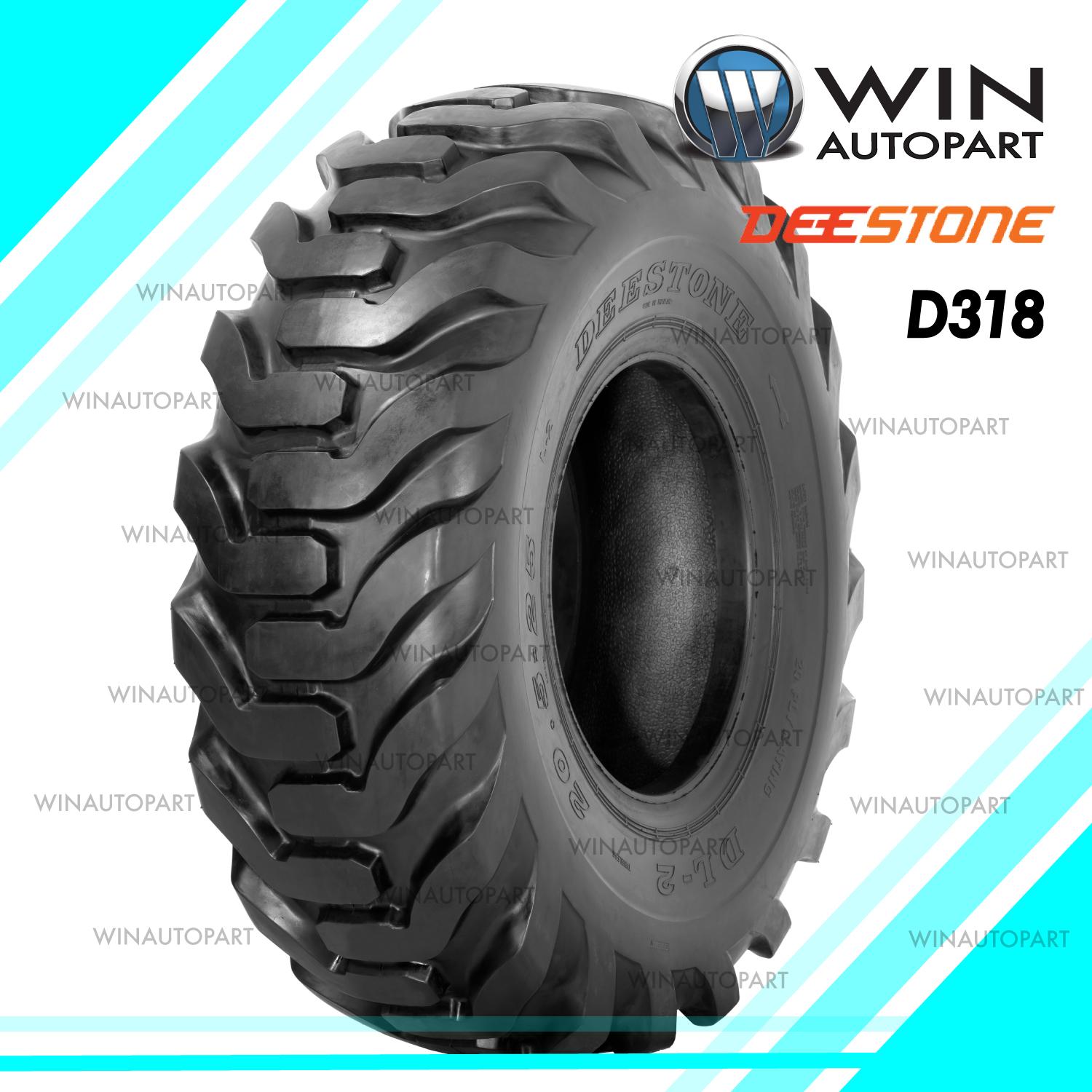 ยางรถดั๊ม ยี่ห้อ DEESTONE รุ่น D318 TL ขนาด 500/60-22.5 , 20.5-25 , 17.5-25 , 15.5-25