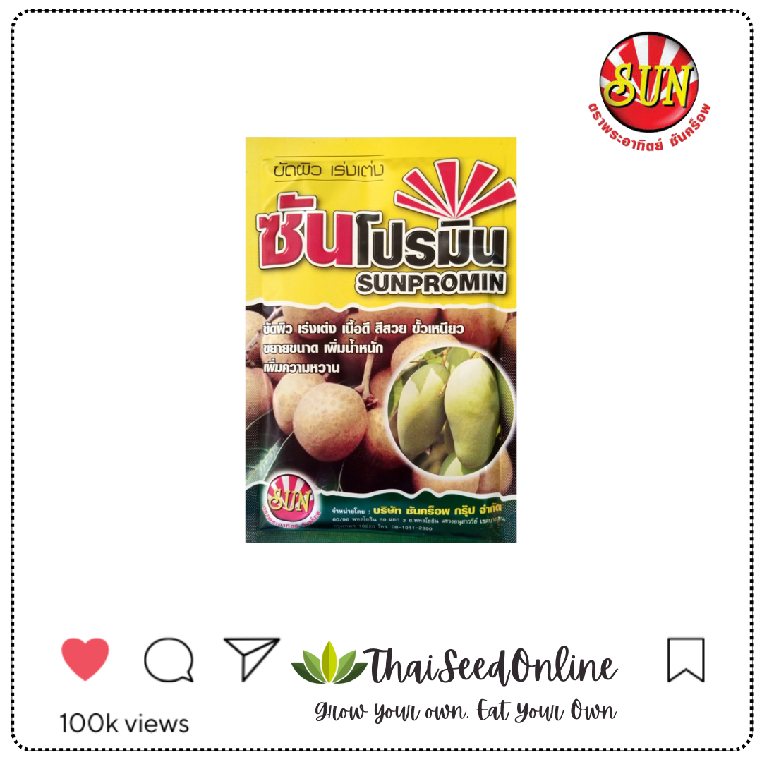 SUNCROP ซันโปรมิน 100กรัม ยาขัดผิว เร่งเต่ง
