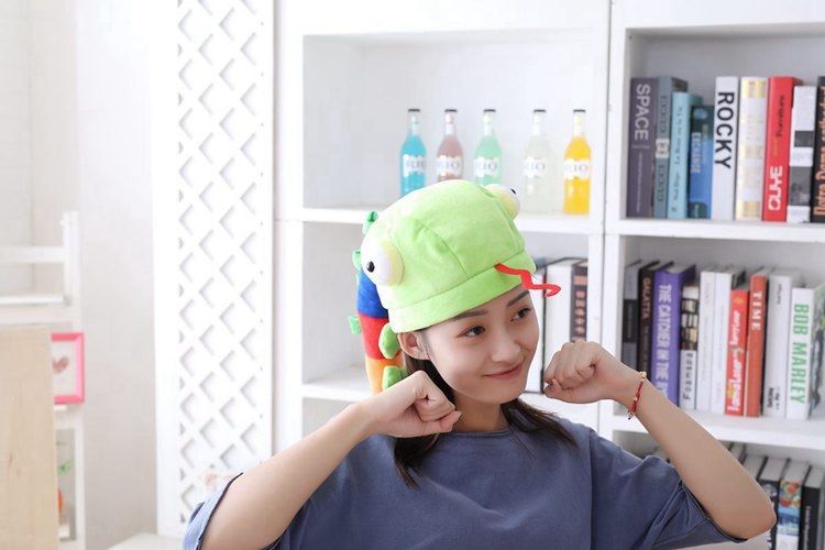 หมวกกิ้งก่า ผ้า ทั้งเท่ห์ทั้งน่ารัก ขนาดฟรีไซส์ ใส่ได้ทุกเพศ ทุกวัย แฟชั่นวัยรุ่นสไตล์