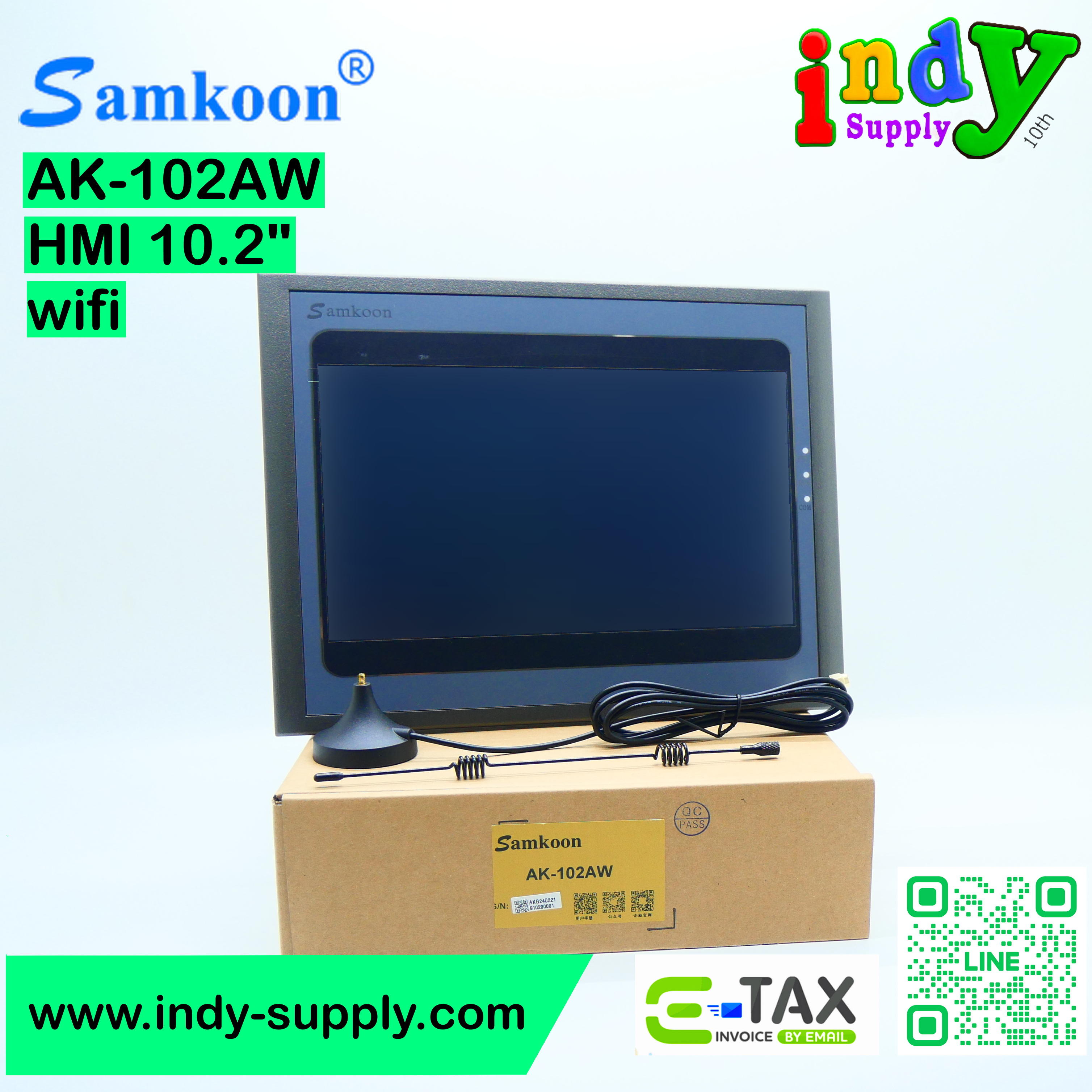 SAMKOON AK-102AW HMI 10.2" (wifi)