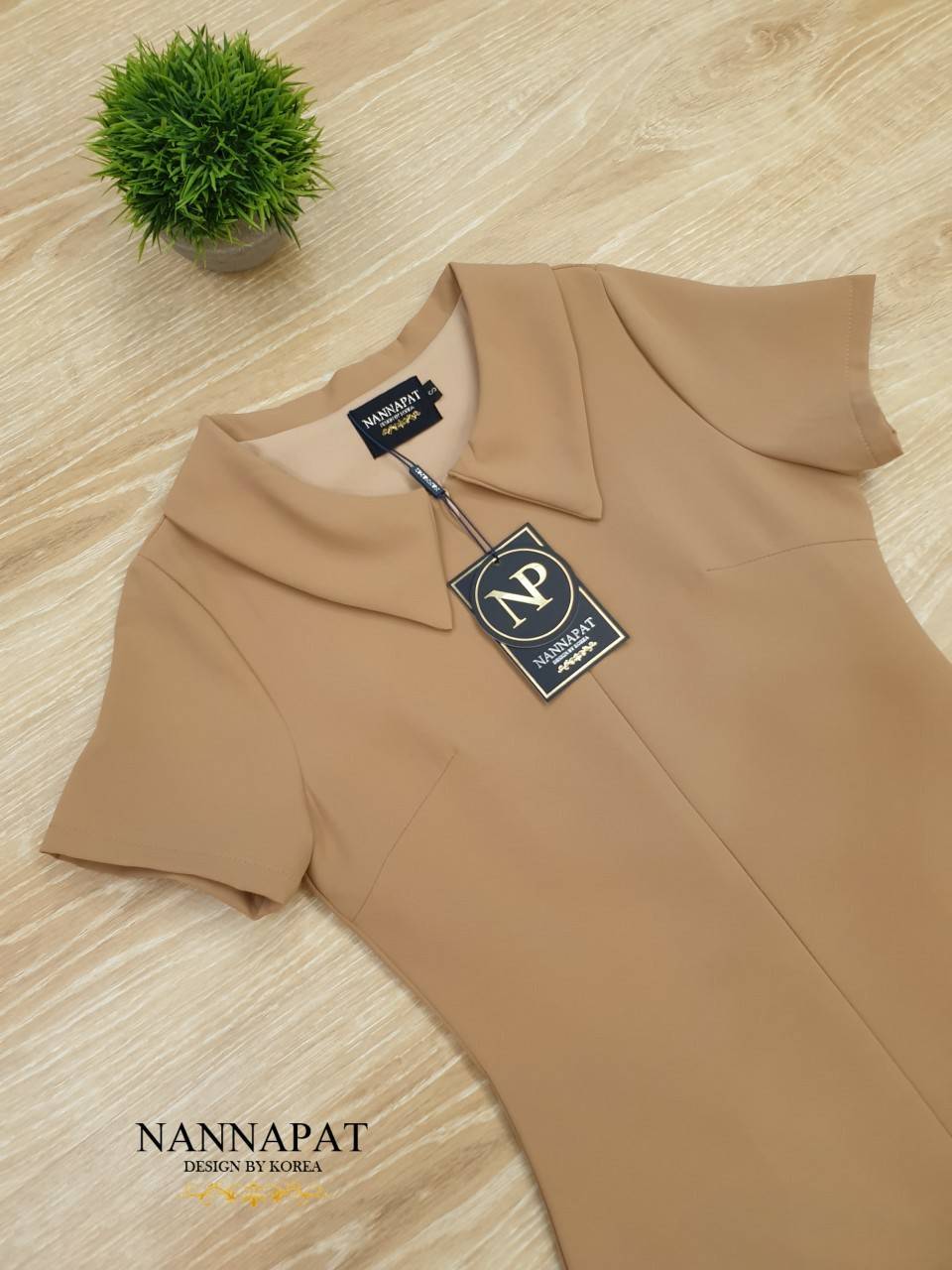 ชุดเดรสผ้าเนื้อดีนุ่มใส่สบาย มีซับใน