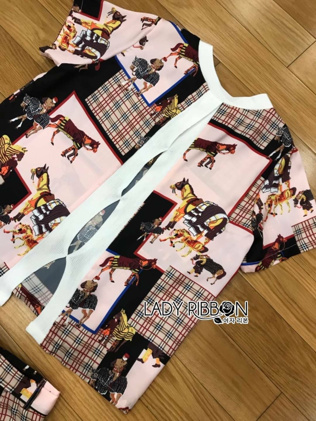 เซ็ตเสื้อแขนสั้นพิมพ์ลาย