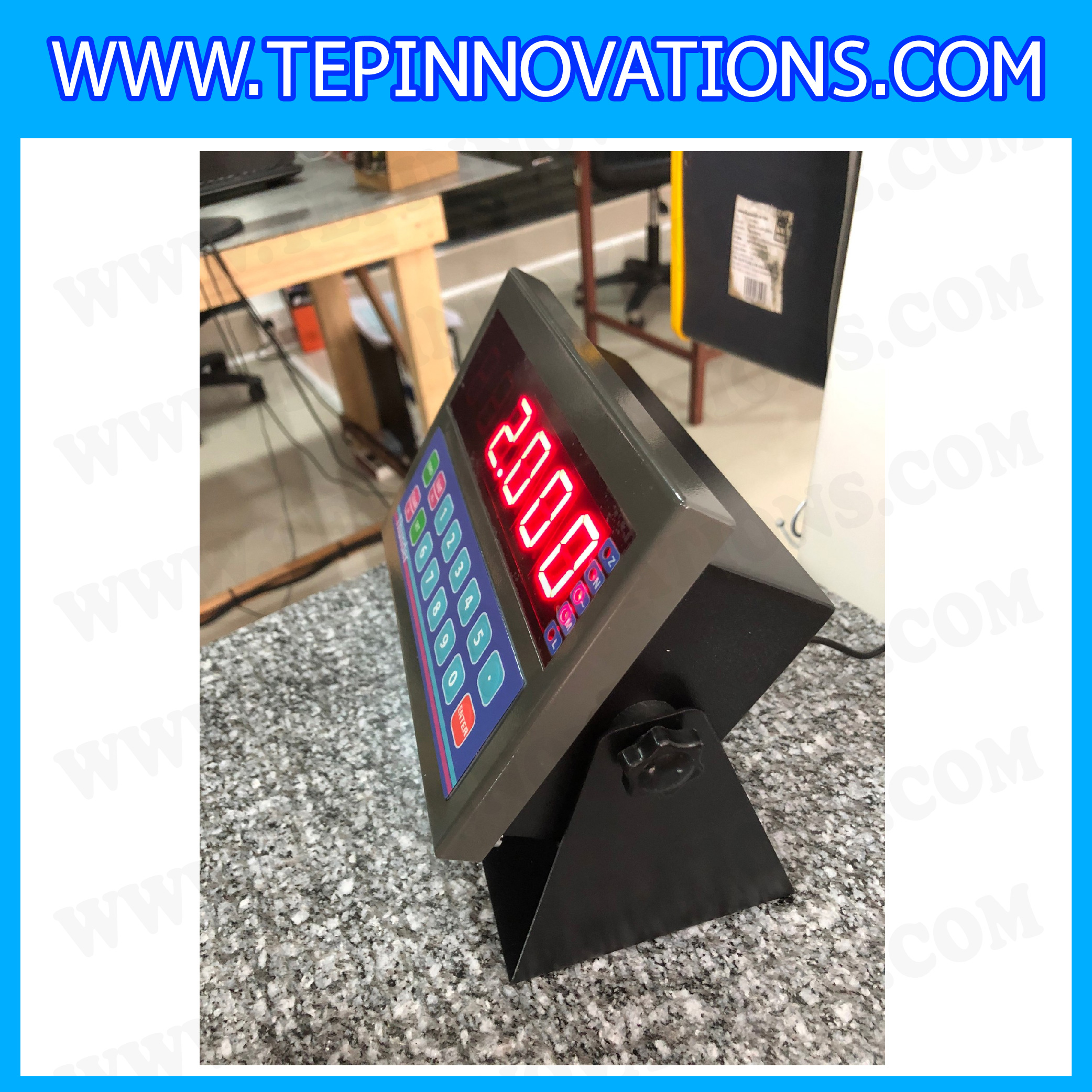 เครื่องชั่งน้ำหนักดิจิตอล ขนาดแท่นชั่ง 40*50 cm ยี่ห้อ Linear รุ่น Thunder