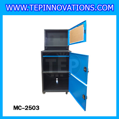 Mobile Computer Station ตู้Mobile computer รุ่น MC-2503(มีตู้ครอบคอมพิวเตอร์)