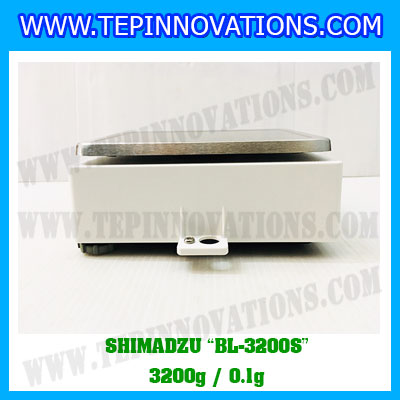เครื่องชั่งดิจิตอลทศนิยม1ตำแหน่ง BL-3200S พิกัด 3200g x 0.1g เครื่องชั่งละเอียดสูง3200g เครื่องชั่งน้ำหนัก3200g ตาชั่ง3200กรัม ตาชั่งน้ำหนัก3200g ยี่ห้อ SHIMADZU รุ่น BL-3200S