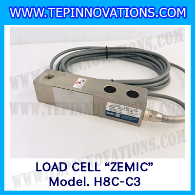 โหลดเซลล์ (Load cell) ZEMIC H8C-C3 Shear beam Alloy steel รองรับเครื่องชั่งน้ำหนัก 500kg, 1t, 2t ยี่ห้อ ZEMIC รุ่น H8C