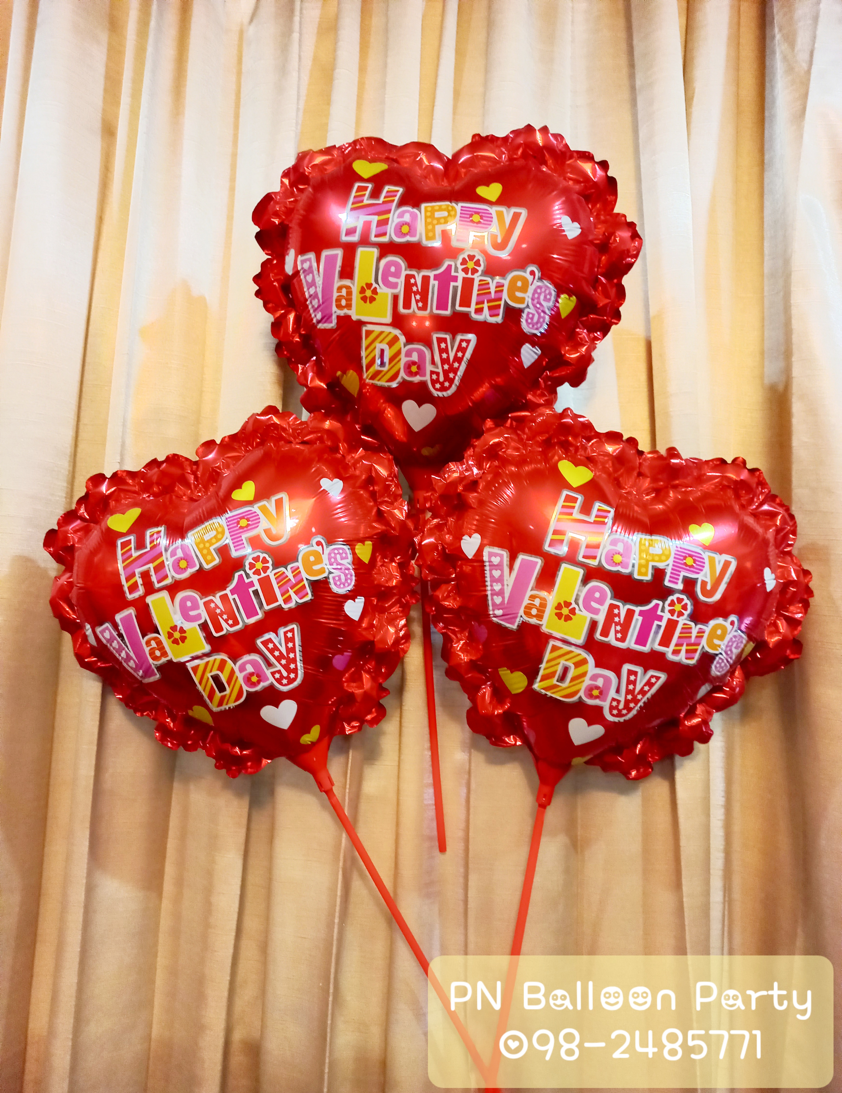ลูกโป่งหัวใจ สำหรับวาเลนไทน์ Valentine's heart balloons