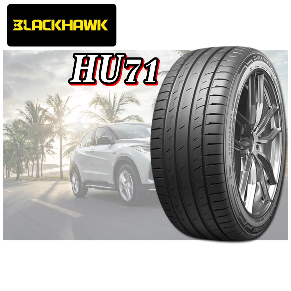 ยางรถยนต์ ขนาด 225/45R18 รุ่น HU71 ยี่ห้อ BLACKHAWK (แถมจุ๊บลม)