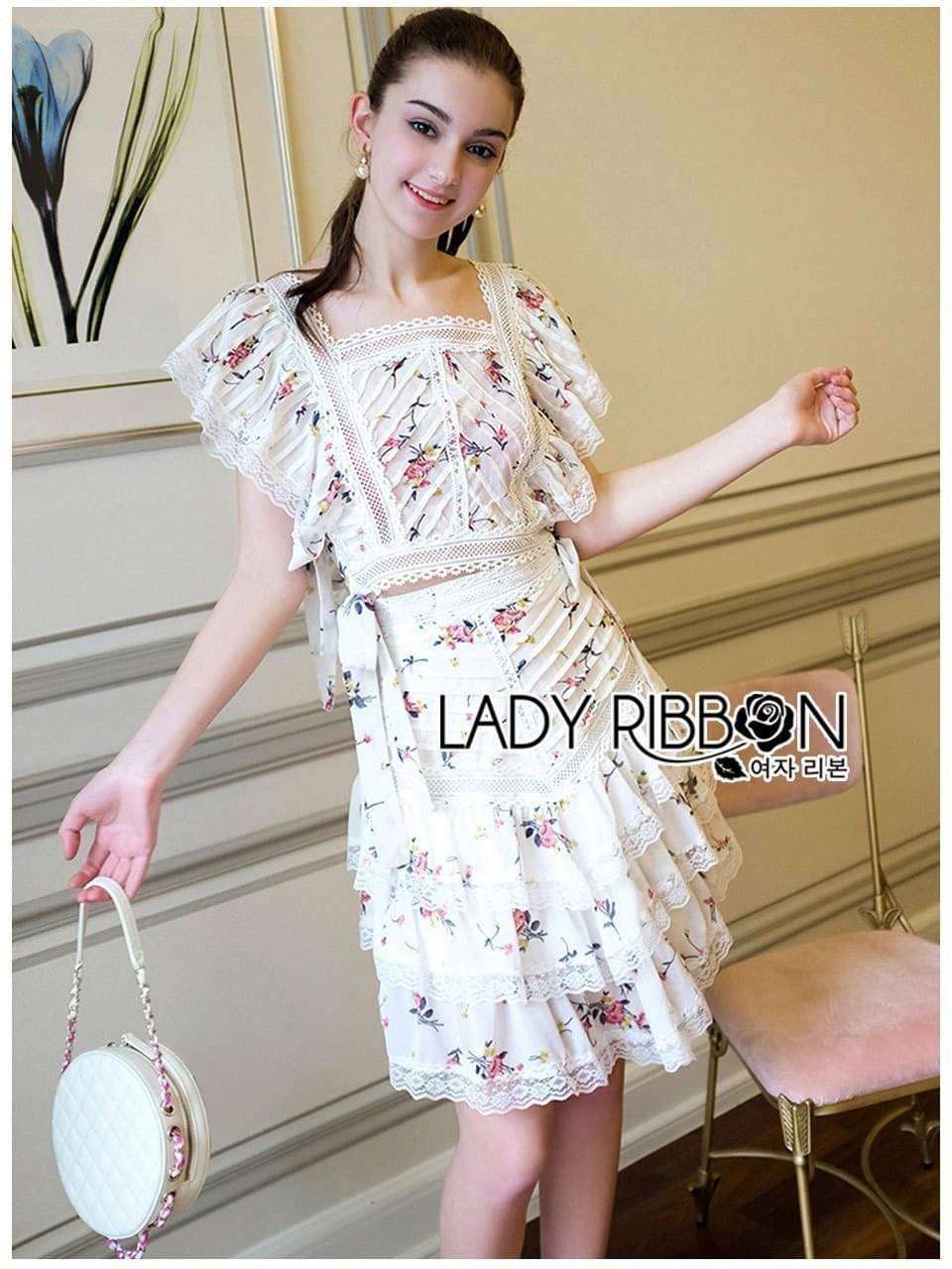 เซ็ตเสื้อและกระโปรงสั้นผ้าคอตตอน