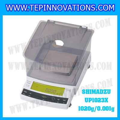 เครื่องชั่งดิจิตอล ทศนิยม 3 ตำแหน่ง รุ่น UP1023X 1020gx0.001g เครื่องชั่งละเอียดสูง1020g เครื่องชั่งน้ำหนัก1020g ตาชั่ง1020กรัม พิกัดน้ำหนัก 1020g ความละเอียด 0.001g ยี่ห้อ SHIMADZU รุ่น UP1023X