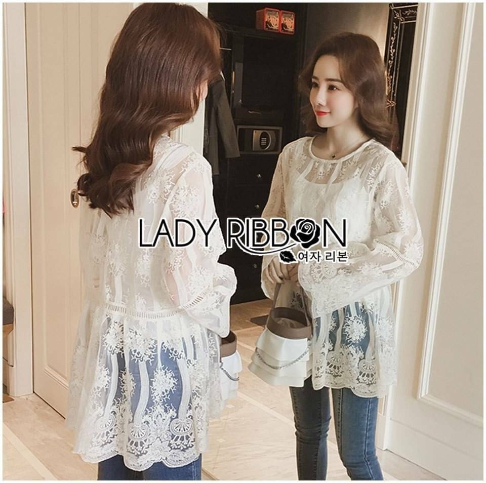 เสื้อผ้าลูกไม้ตกแต่งระบายเพบลัม