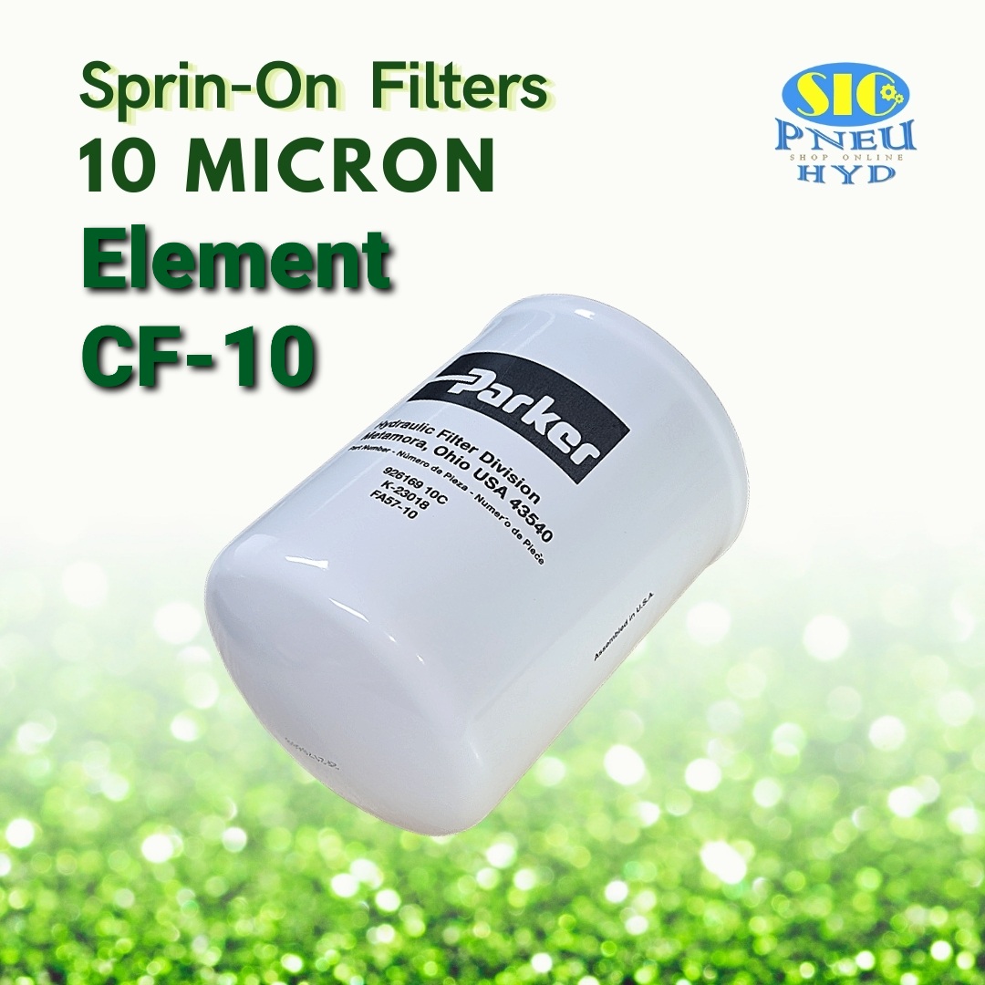 Spin-On Element Filter 1-1/4" ไส้กรองไฮดรอลิค 5 Micron / 10 Micron กรองขากลับ กรองละเอียด กรองกระป๋อง