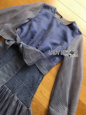 Lady Mini Dress with Big Ribbon