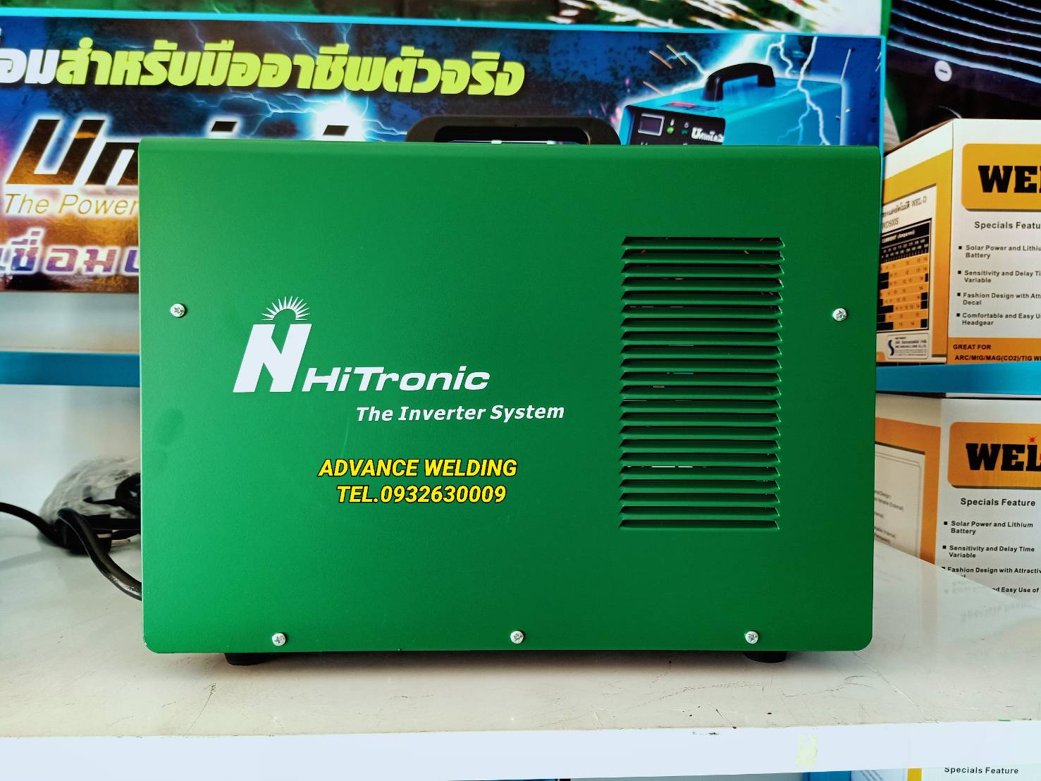 เครื่องเชื่อมอาร์กอน(มีระบบPULSE) TIG+MMA