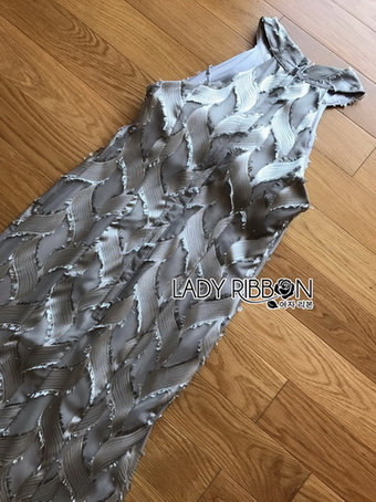 Silk Chiffon Lady Mermaid Dress