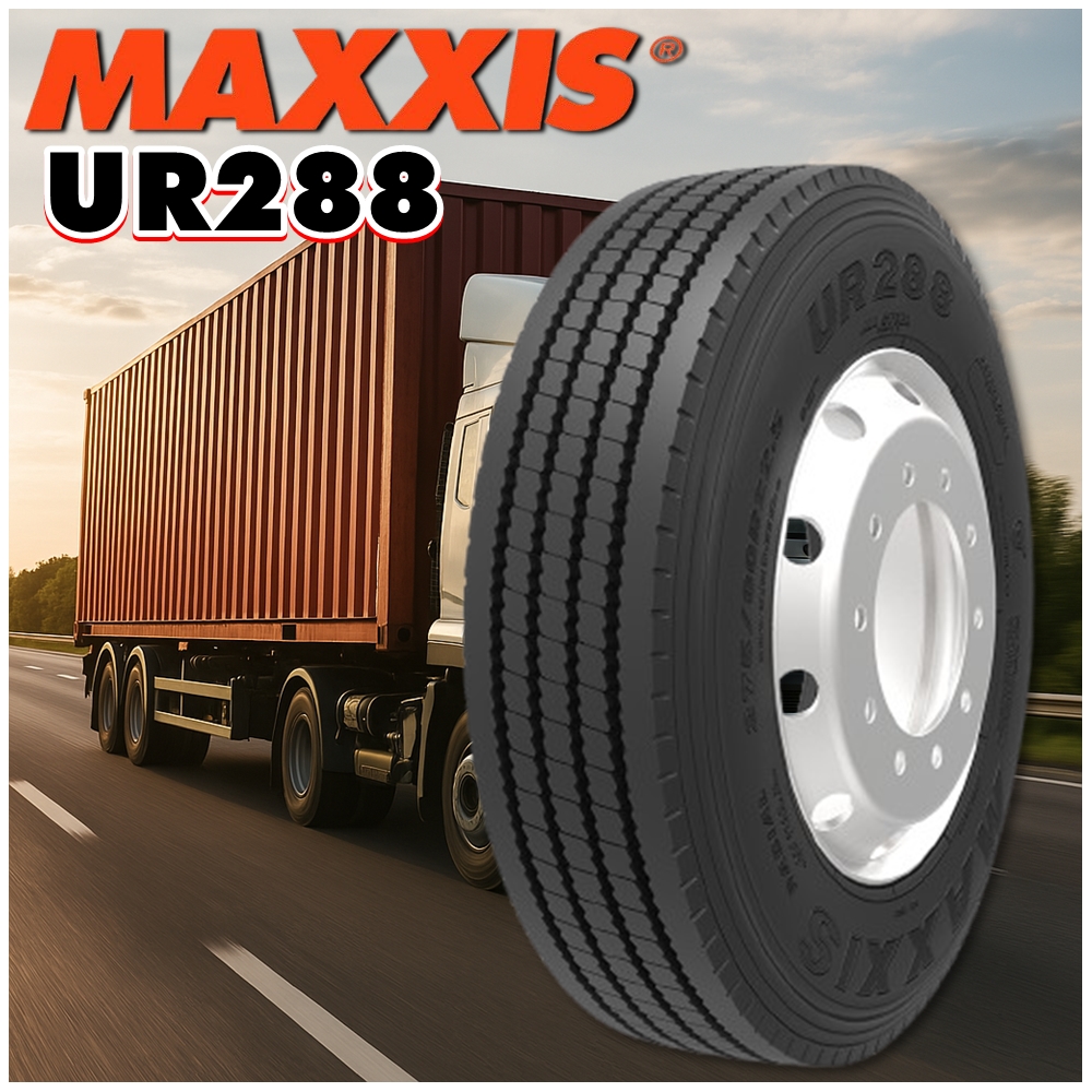 ยางรถบรรทุก เรเดียล ขนาด 11R22.5 ,12R22.5 ,275/70R22.5 ,275/80R22.5 ,295/80R22.5 ,315/80R22.5 รุ่น UR288 ยี่ห้อ MAXXIS