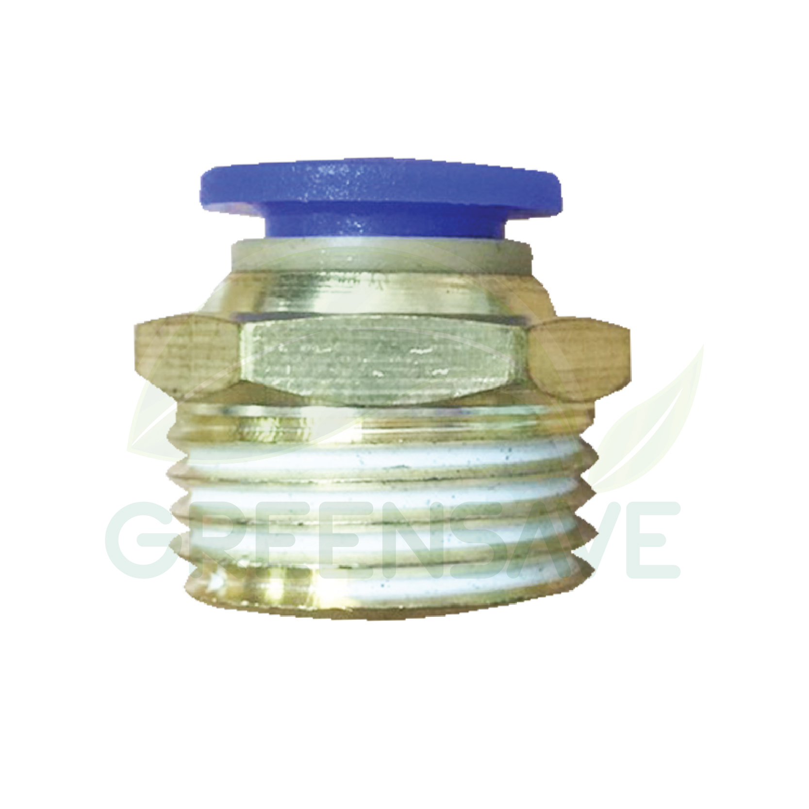 ข้อต่อ ขนาด 10 mm เกลียวนอก 4 หุน สำหรับสายน้ำPU และหัวพ่นหมอก