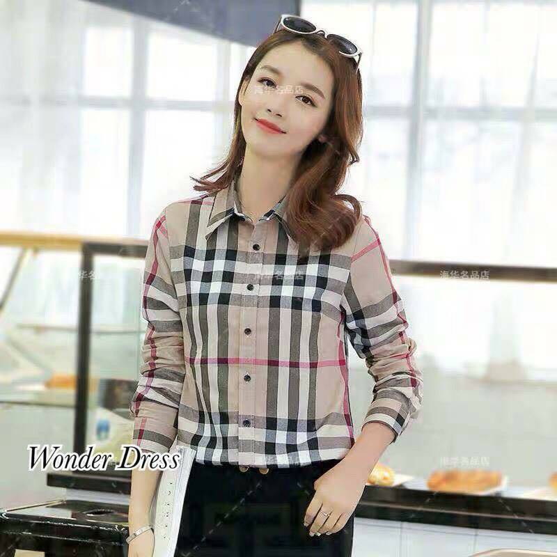 เสื้อเชิ้ตลายเอกลักษณ Burberry