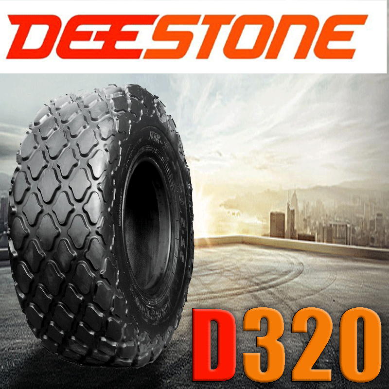 ยางรถขนดินขนาดใหญ่ ยี่ห้อ DEESTONE รุ่น D320 ขนาด 20.5-25 , 23.1-26