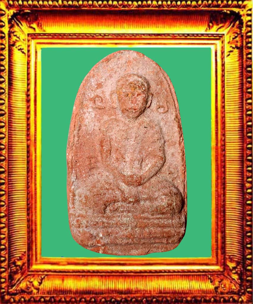 พระผงเล็บมือรุ่นแรกหลวงปู่สุขวัดโพธิ์ทรายทอง องค์ที่ 20