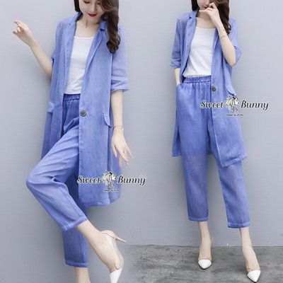 เสื้อคลุมยาวเสื้อซับในกางเกง