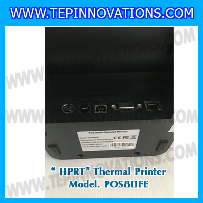 HPRT POS80FE เครื่องพิมพ์ใบเสร็จ เครื่องพิมพ์กระดาษความร้อน80มม. เครื่องพิมพ์สลิป80mm. เครื่องพิมพ์ใบเสร็จอย่างย่อ80MM thermal Printer ตัดกระดาษอัตโนมัติ เครื่องพิมพ์ใบเสร็จ ยี่ห้อ HPRT รุ่น POS80FE