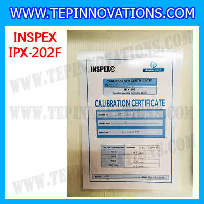 เครื่องมือวัดความหนาสีและงานชุบผิว INSPEX รุ่น IPX-202F ประเภทหัววัดรวม เครื่องวัดความหนาผิวเคลือบ วัดความหนางานชุบ วัดความหนาสี วัดความหนาโครเมียม ชุบซิงก์ อุปกรณ์วัดความหนา