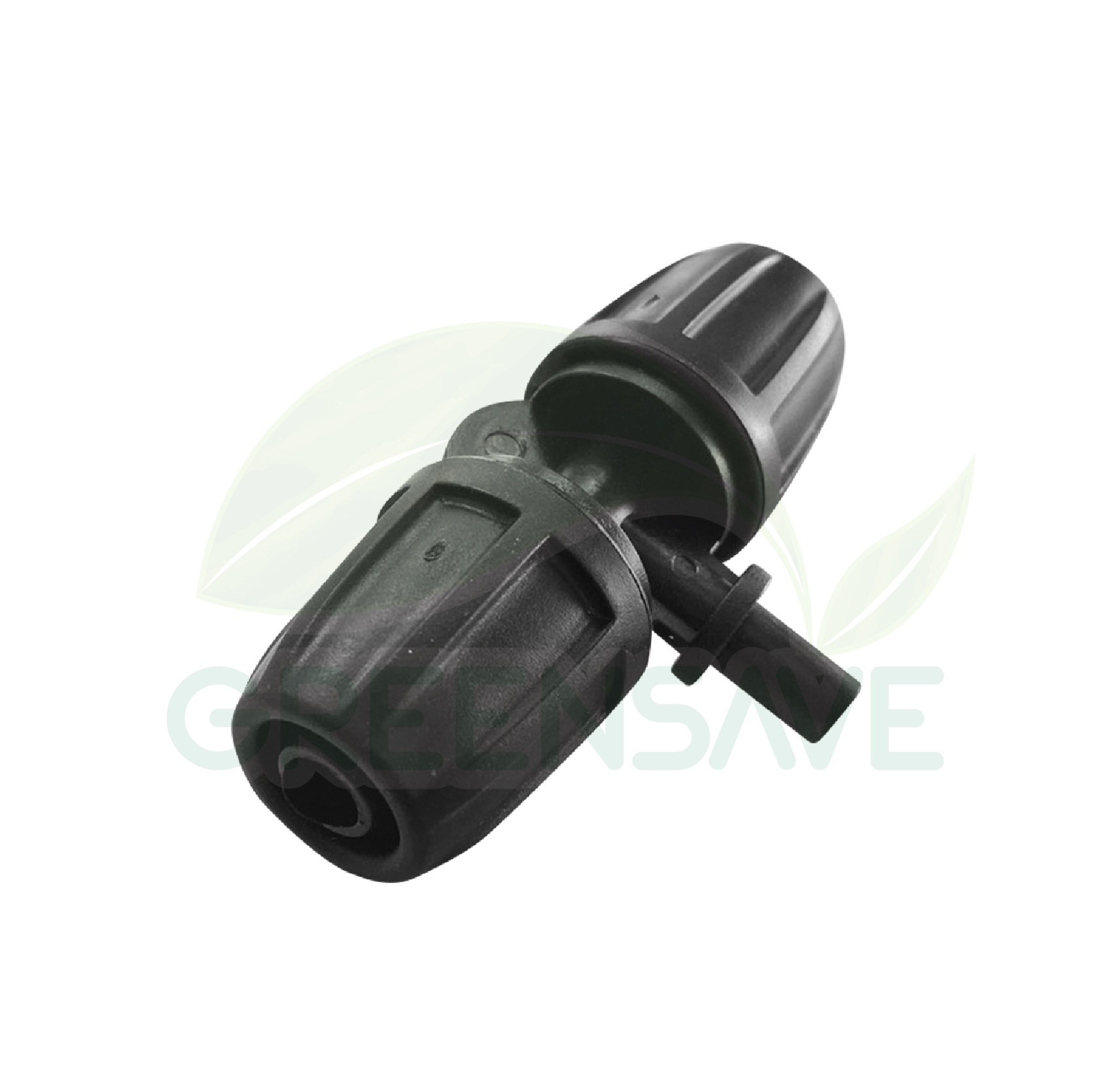 ข้อต่อสายไมโคร พร้อมตัวล็อคสาย 8/12 mm สองทาง เดือยเสียบ 6 mm (แพ็ค 20 ชิ้น)