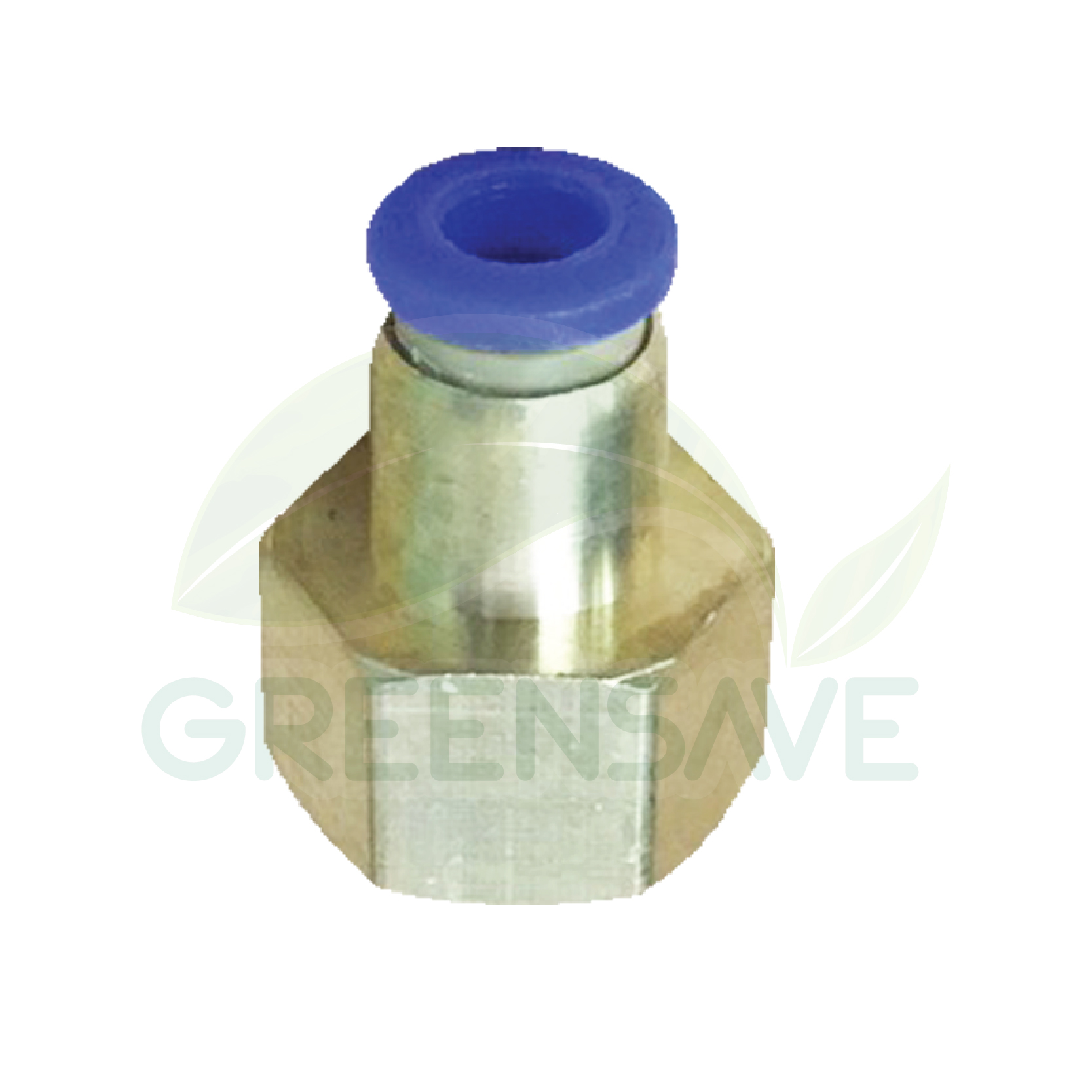 ข้อต่อ ขนาด 6 mm เกลียวใน 3 หุน สำหรับสายน้ำPU และหัวพ่นหมอก