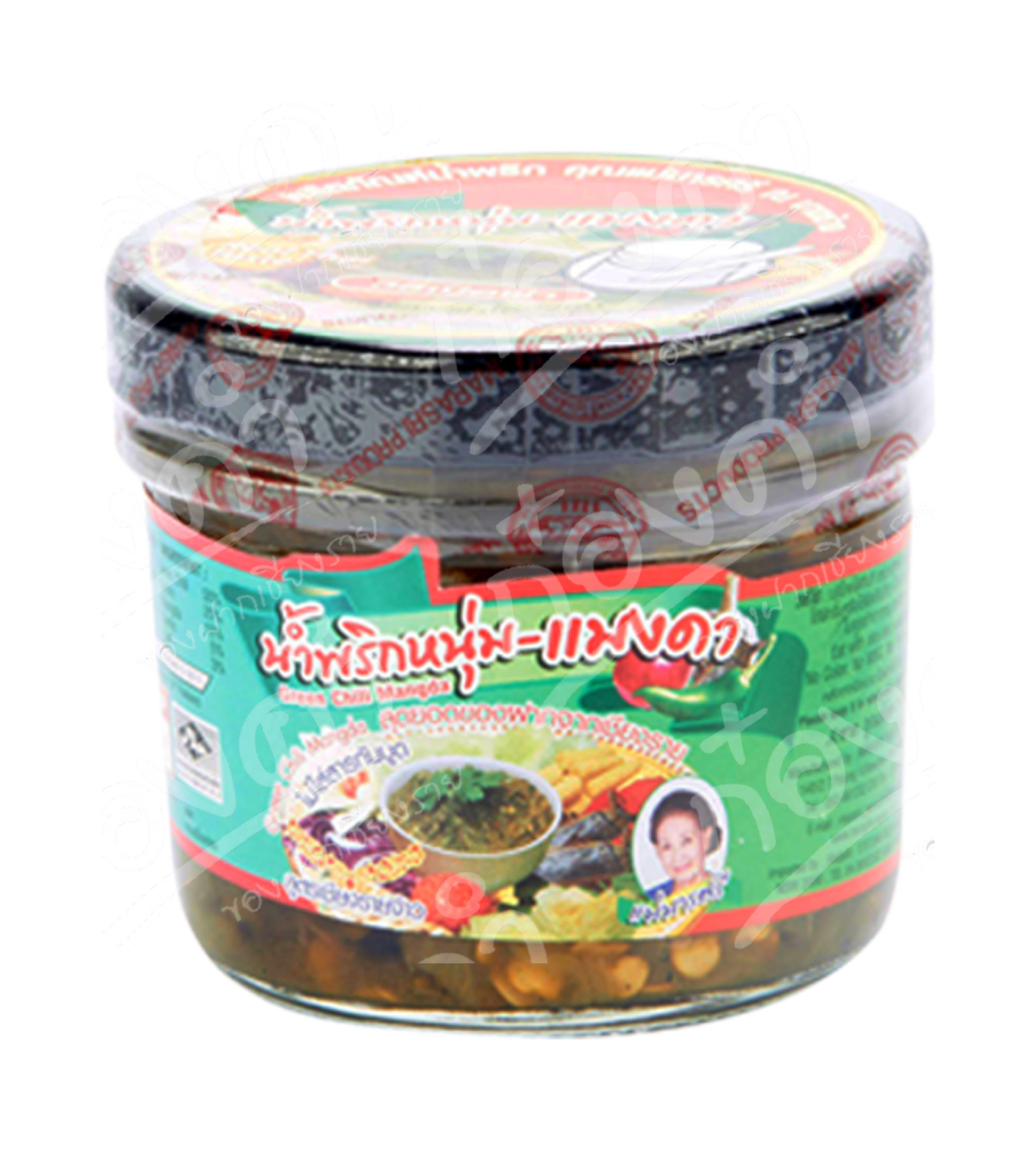 น้ำพริกหนุ่ม มารศรี (รสแมงดา) กระปุก 100 กรัม
