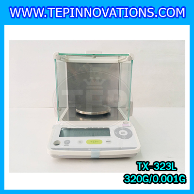 เครื่องชั่ง SHIMADZU รุ่น TX323L เครื่องชั่งญี่ปุ่น เครื่องชั่ง 320 กรัม เครื่องชั่งน้ำหนัก 320 กรัม เครื่องชั่งละเอียดสูง 320 กรัม เครื่องชั่งน้ำหนัก 320 g เครื่องชั่งทศนิยม 3 ตำแหน่ง ตาชั่ง 320 g เครื่องชั่งน้ำหนักดิจิตอลตั้งโต๊ะ 320 g ความละเอียด 0.001