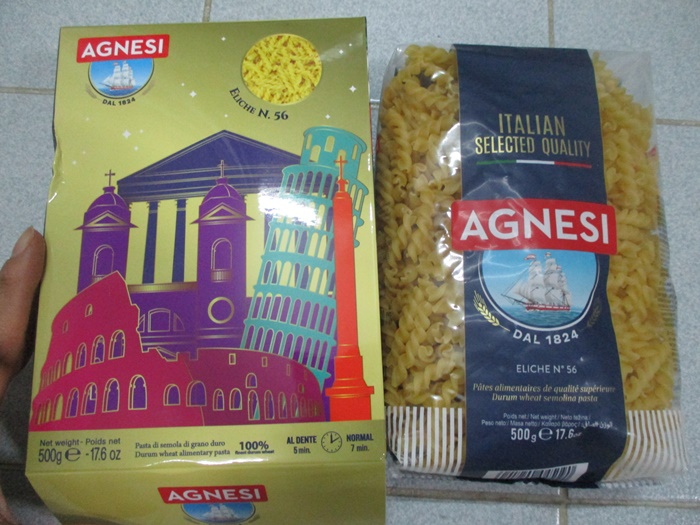 Agnesi pasta twist shaped เกลียว 500g 17.6 oz Exp 5/2026 LE ELICHE N56 new in box from Italy
